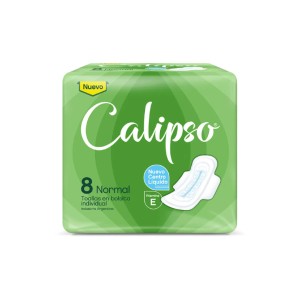 CALIPSO TOALLITA NORMAL C/ALA x 8u